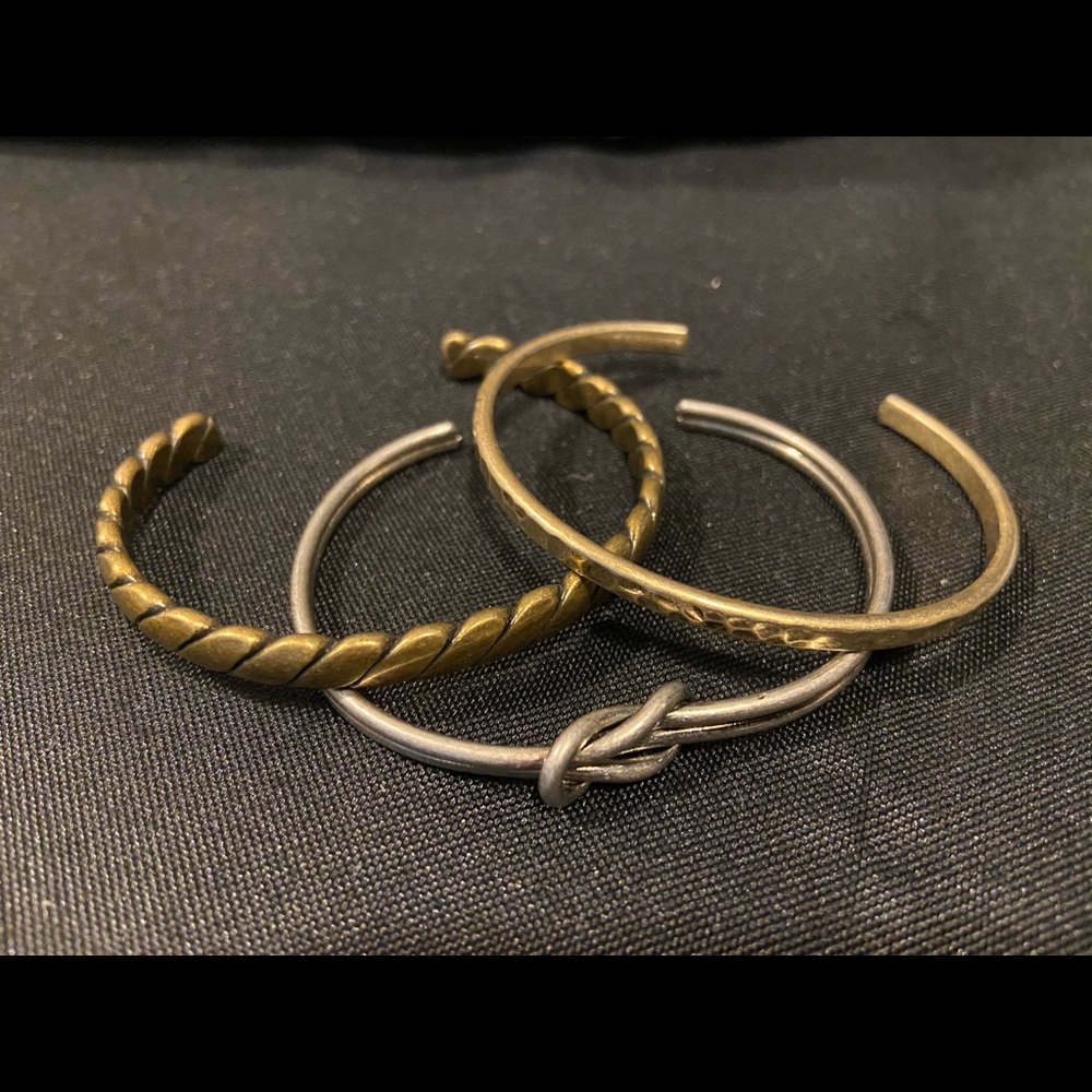 Nautical Cuff Set fits wrist up to 7”